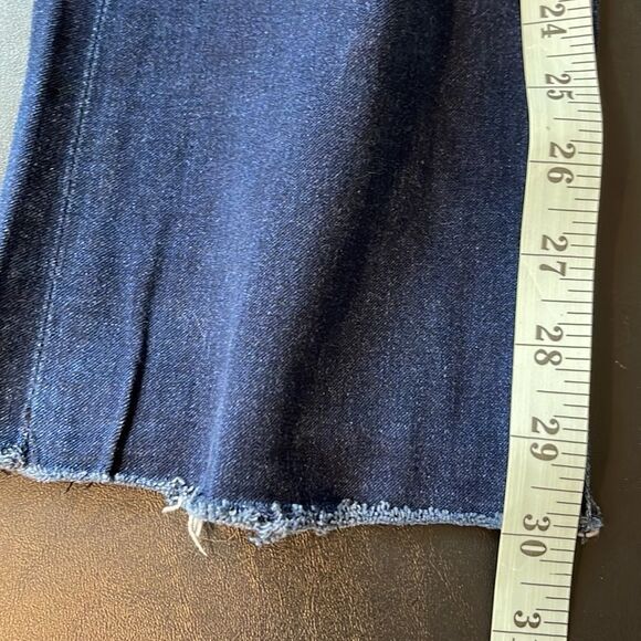 Hudson Denim Jeans Size 27 Low Rise Boot cut Raw Edge Dark Wash - Picture 12 of 12